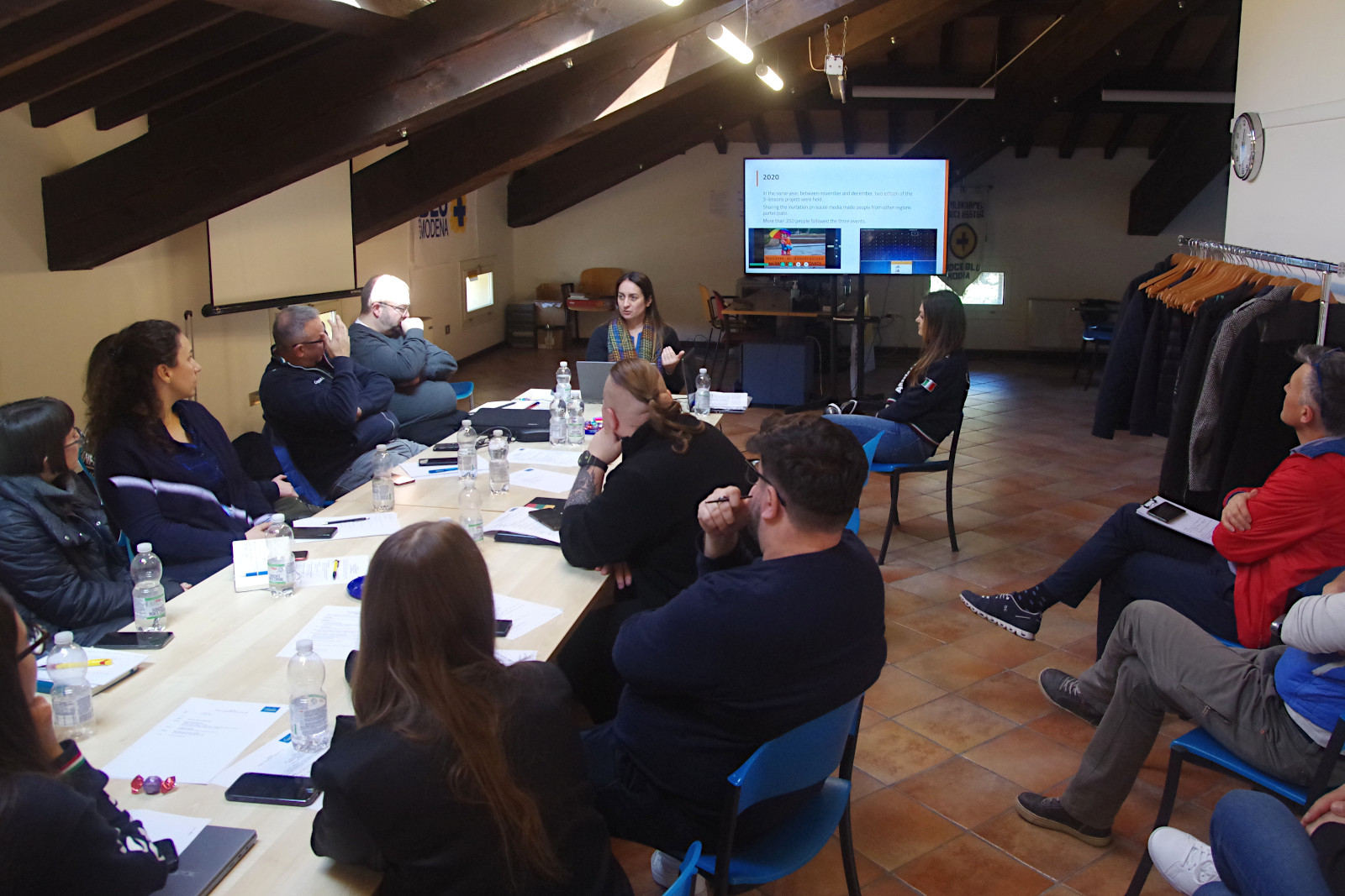 Meeting in Modena: Multiple digital training projects by ANPAS